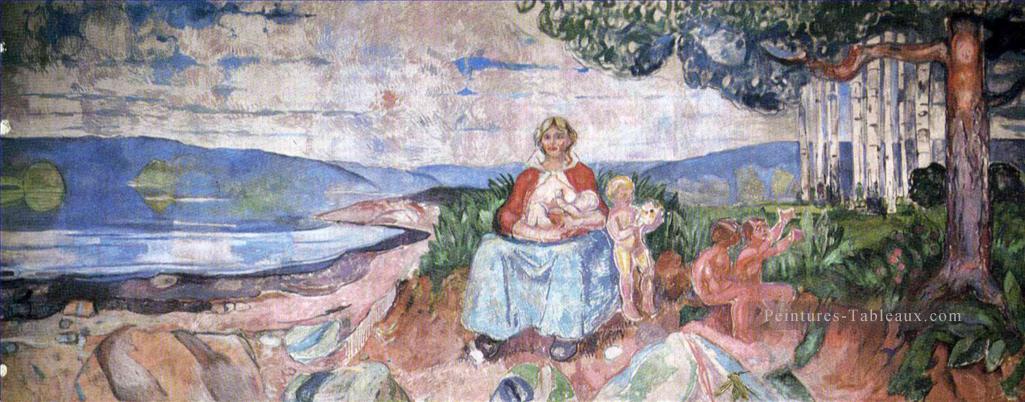 alma mater 1916 Edvard Munch Expressionnisme Peintures à l'huile